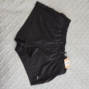 Nike Women's Black Athletic Shorts with Logo